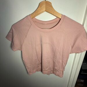 lululemon athletica Pink Short Sleeve Tee